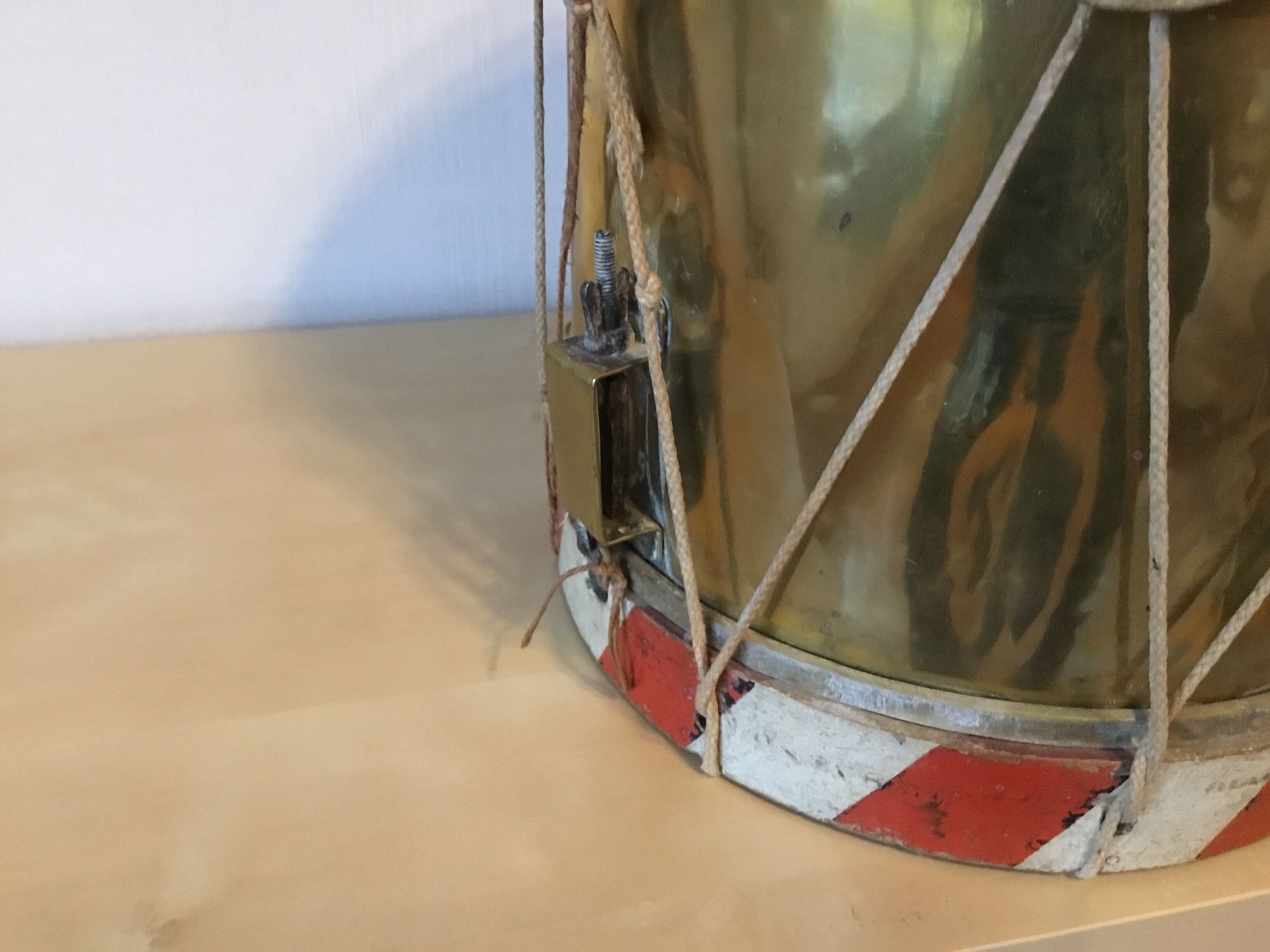 Old circus drum