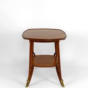 Pedestal table "Olga" by Louis Majorelle in mahogany, France, circa 1900
