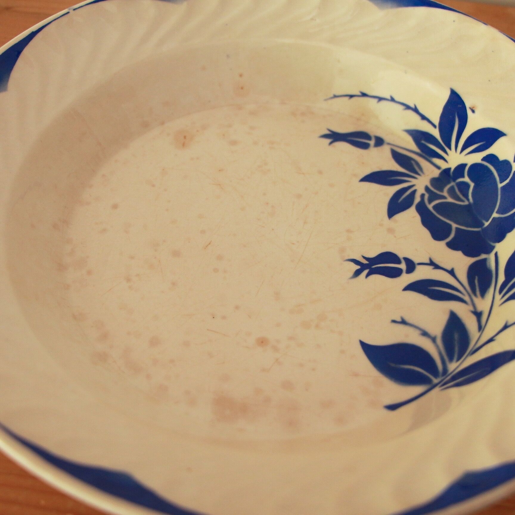 Digoin Corsica Bleu hollow dish