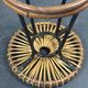 Midcentury Dutch rattan bamboo bar stools by Rohé Noordwolde, 1950s