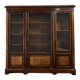 Three door mahogany bookcase from napoleon iii period xix eme century