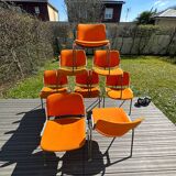 Dsc 106 fabric chair design Giancarlo Piretti, 1965
