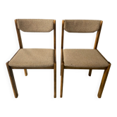Paire de chaises années 70