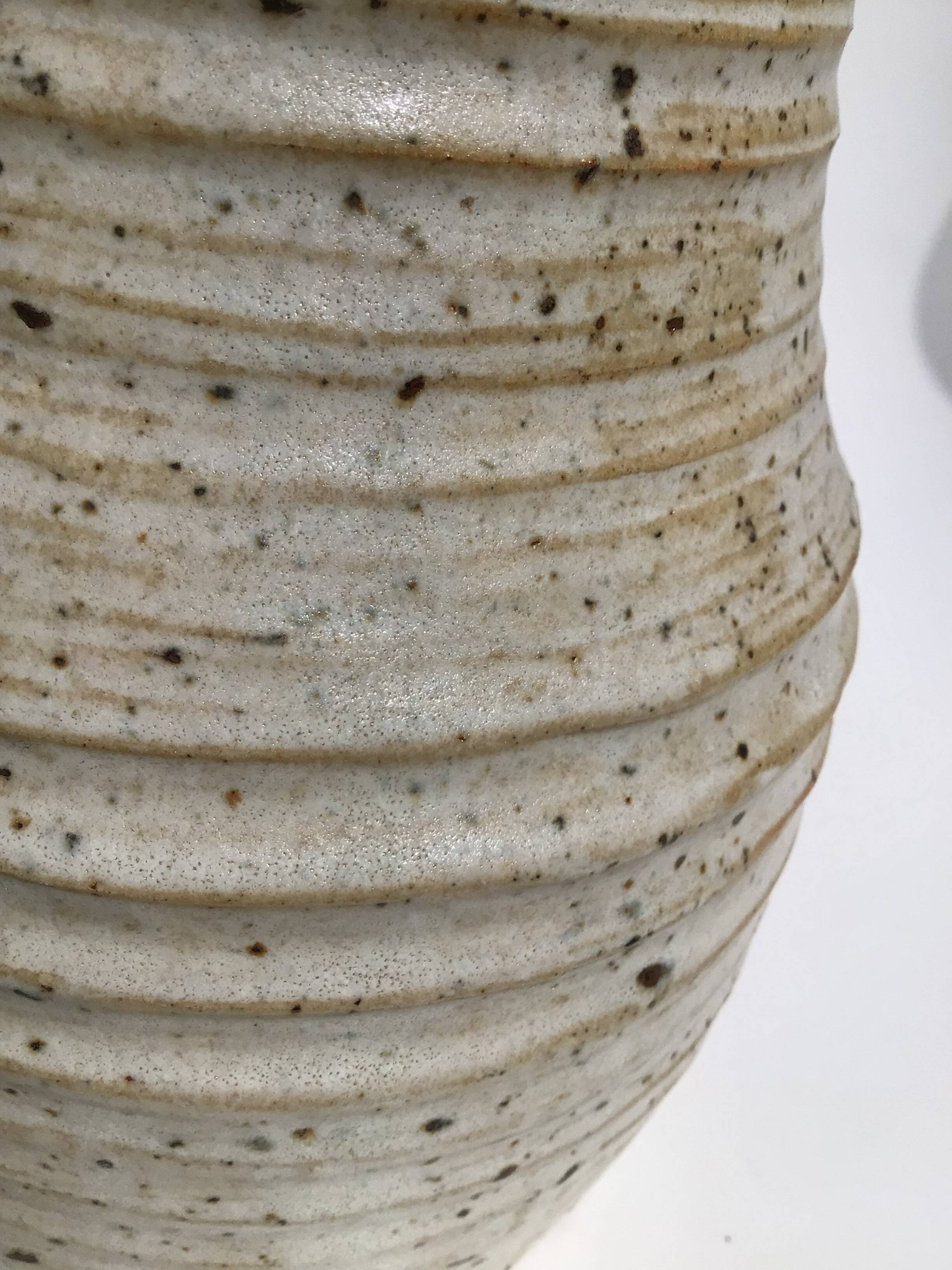 Handcrafted stoneware vase Annie Bel les Baux de Provence