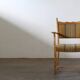 Vintage Danish Solid Oak Brutalist Armchair, Henning Kjærnulf style, 1960s