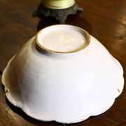Old earthenware salad bowl