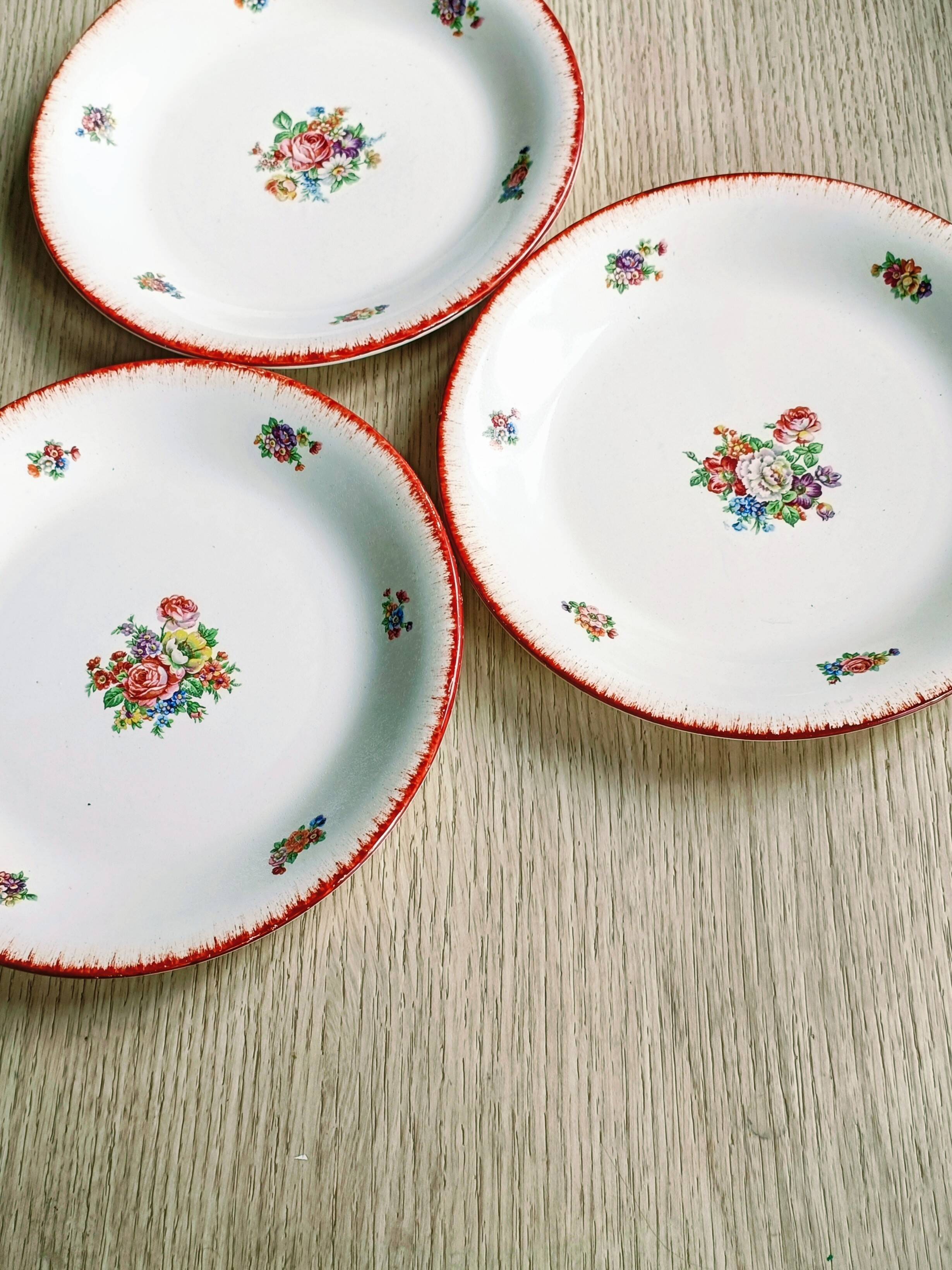 Three plates Moulin du Loup Orchies