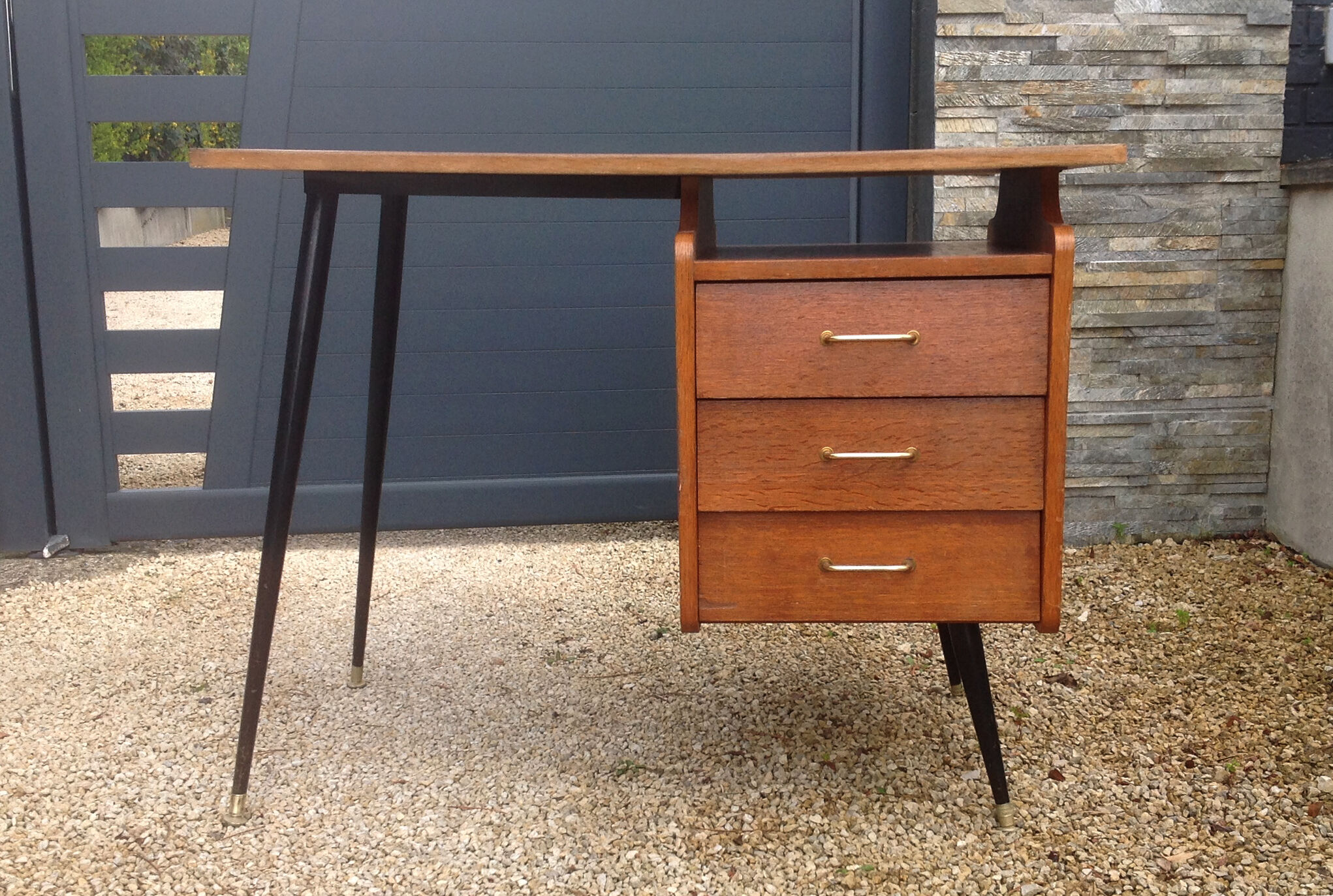 Vintage feet compass desk