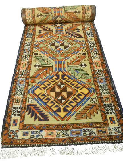 Hezareh tribe persian carpet 2, 92m x 0, 76m