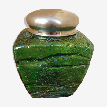 Pallme-konig tea box - habel 1899-1919 in Bohemia in iridescent sintered glass