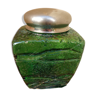 Pallme-konig tea box - habel 1899-1919 in Bohemia in iridescent sintered glass