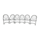 6x chaises de salle à manger au design milieu du siècle par Gastone Rinaldi pour Rima Italie