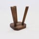 Artisan Stained Pine Stool France 1950s