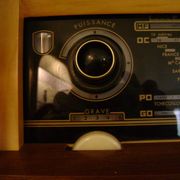 Radio furniture and record player "The Voice of His Master" from the 1950s