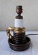Pied de lampe en céramique forme bougeoir