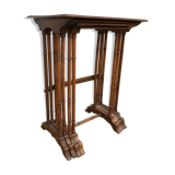 4 pull-out tables wood 1900