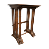 Set de 4 tables gigognes en bois 1900