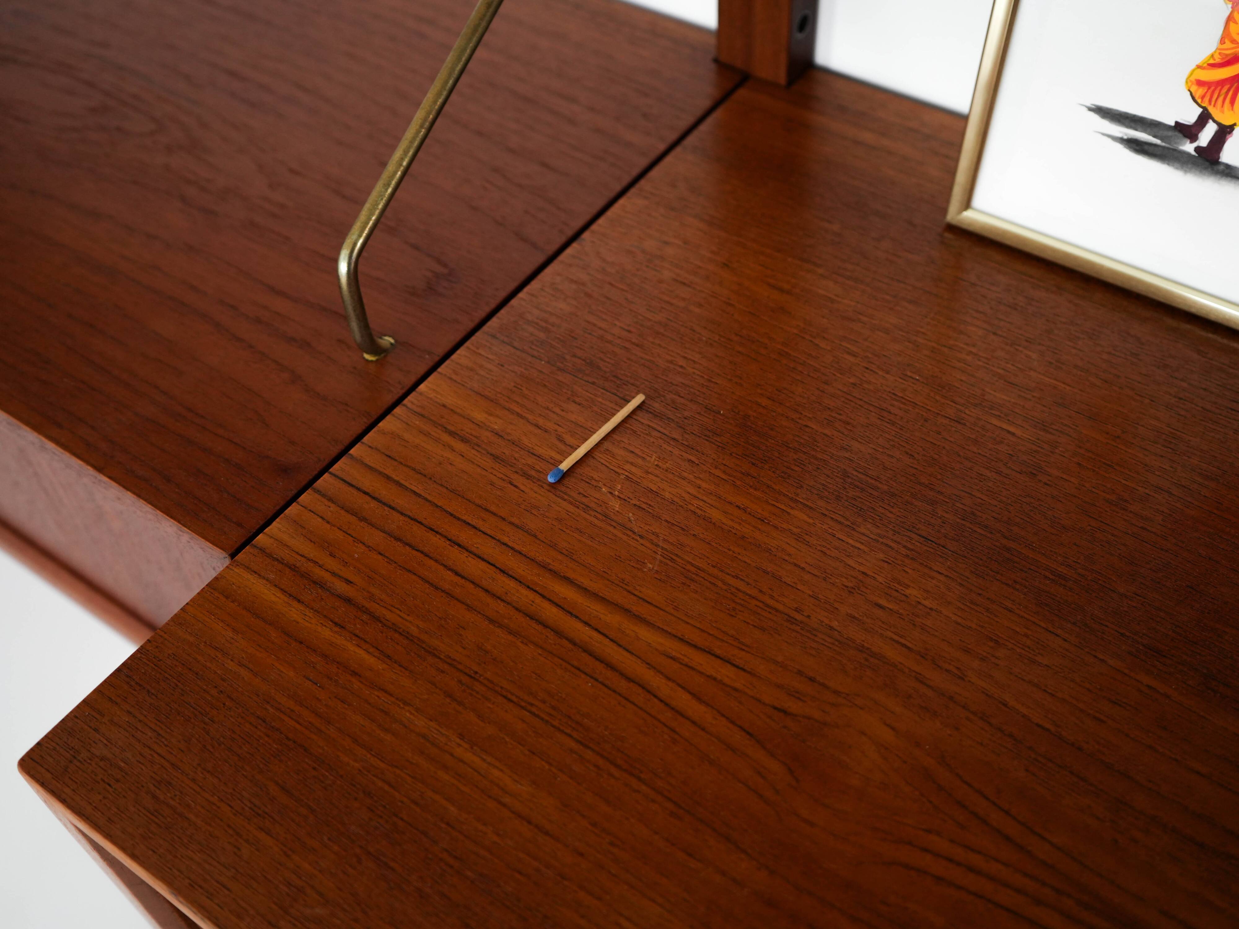 Teak shelving unit, Danish design, 1960s, designer: Poul Cadovius