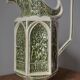 Decorative pitcher/sculpture in ceramic signed JMS