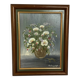 Tableau bouquet de fleurs huile sur toile