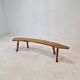 Wooden Tree Trunk Bench, France 1960s