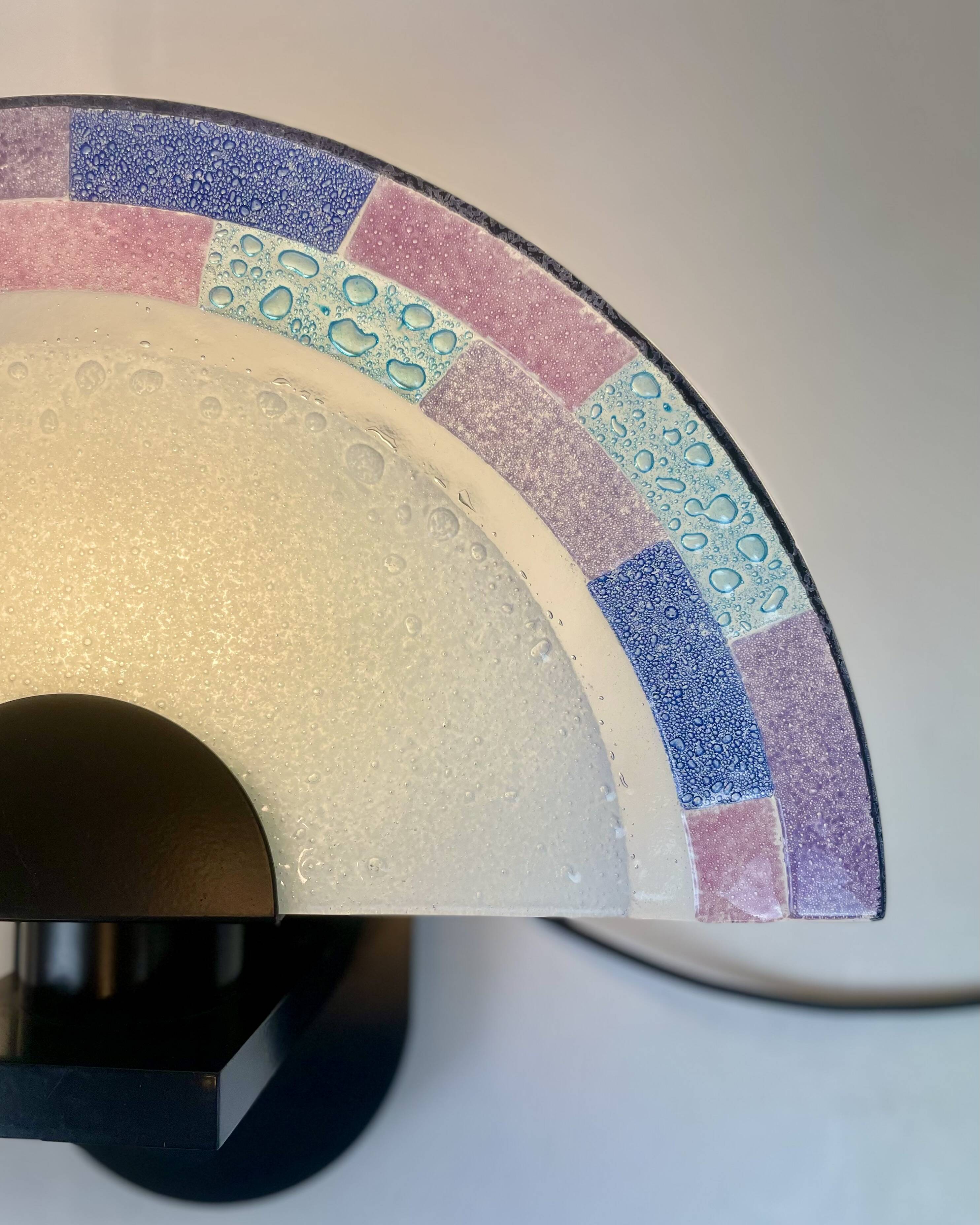 Pair of Post-Modern Murano Wall Sconces By Zonca, 1980s