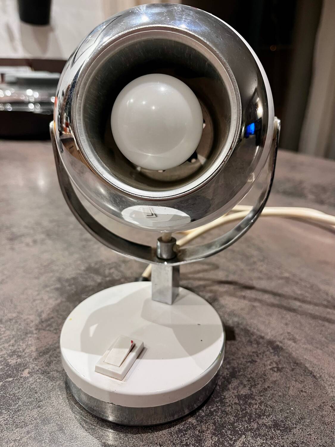 Eyeball lamp design Italian 60s/70s