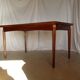 Scandinavian extendable rectangular teak table