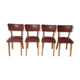 Set of 4 vintage chairs