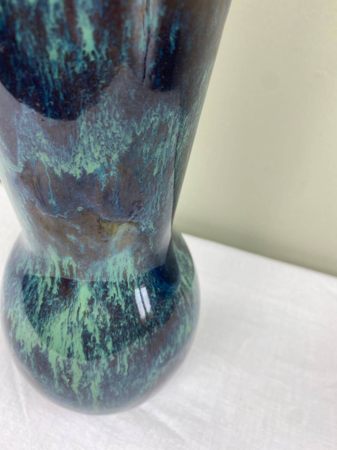 50s enamelled vase