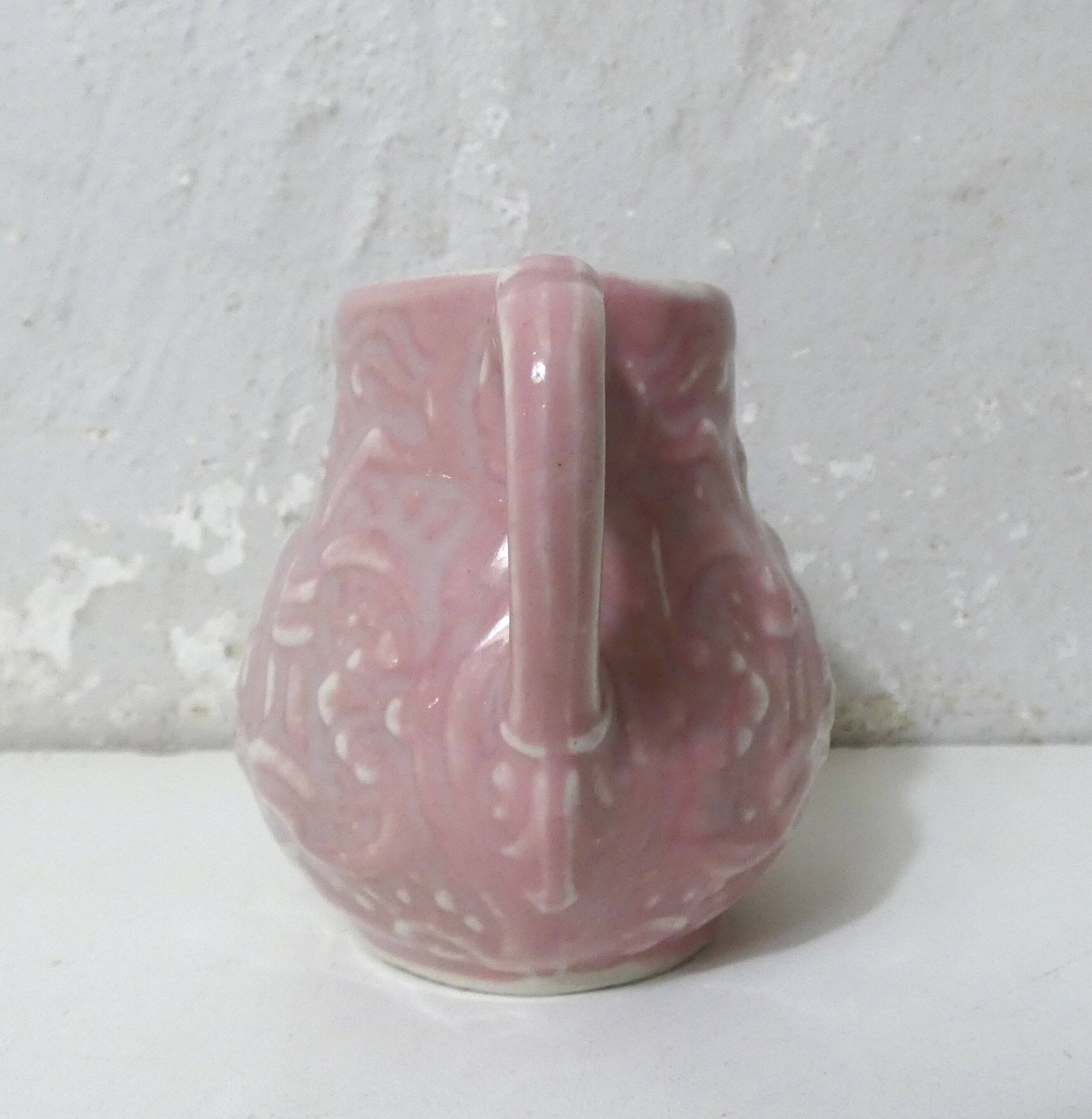 vintage Onnaing small pink jug cream milk pot