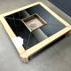 Vintage lacquer coffee table by Alain Delon for Maison Jansen, 1970s
