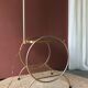 Vintage e-reader floor lamp