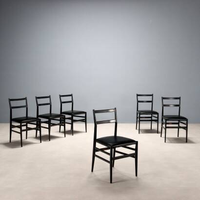 'Leggera' chairs by Gio Ponti for Cassina 1960s-70s