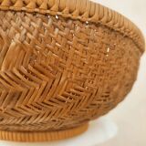 Hand braided basket