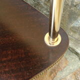 Vintage corner shelf 1960 formica 3 trays