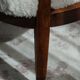 Pair of Danish armchairs in beech, reupholstered in lambswool, Art Nouveau, 1900s.