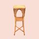 Sellette vintage porte plantes en osier