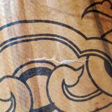 Asian paper and rattan umbrella