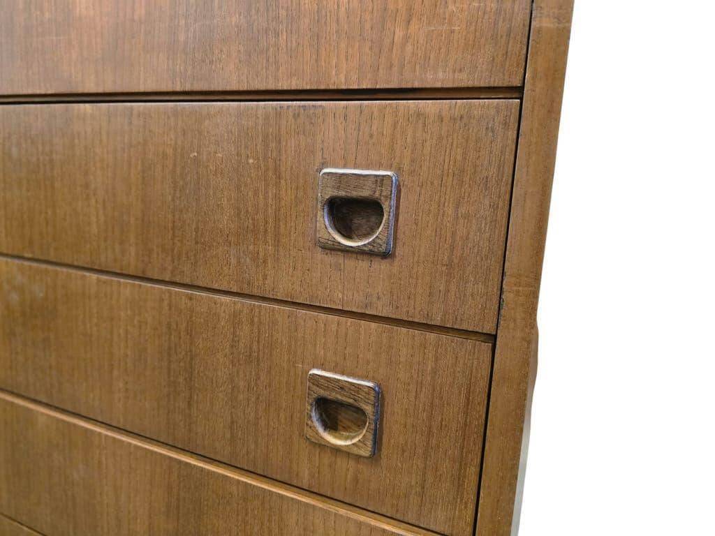 Bibliothèque/vitrine vintage en bois MDK