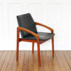 Fauteuil par Henning Kjærnulf pour Korup Stolefabrik