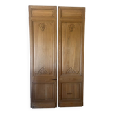 Double doors in solid oak