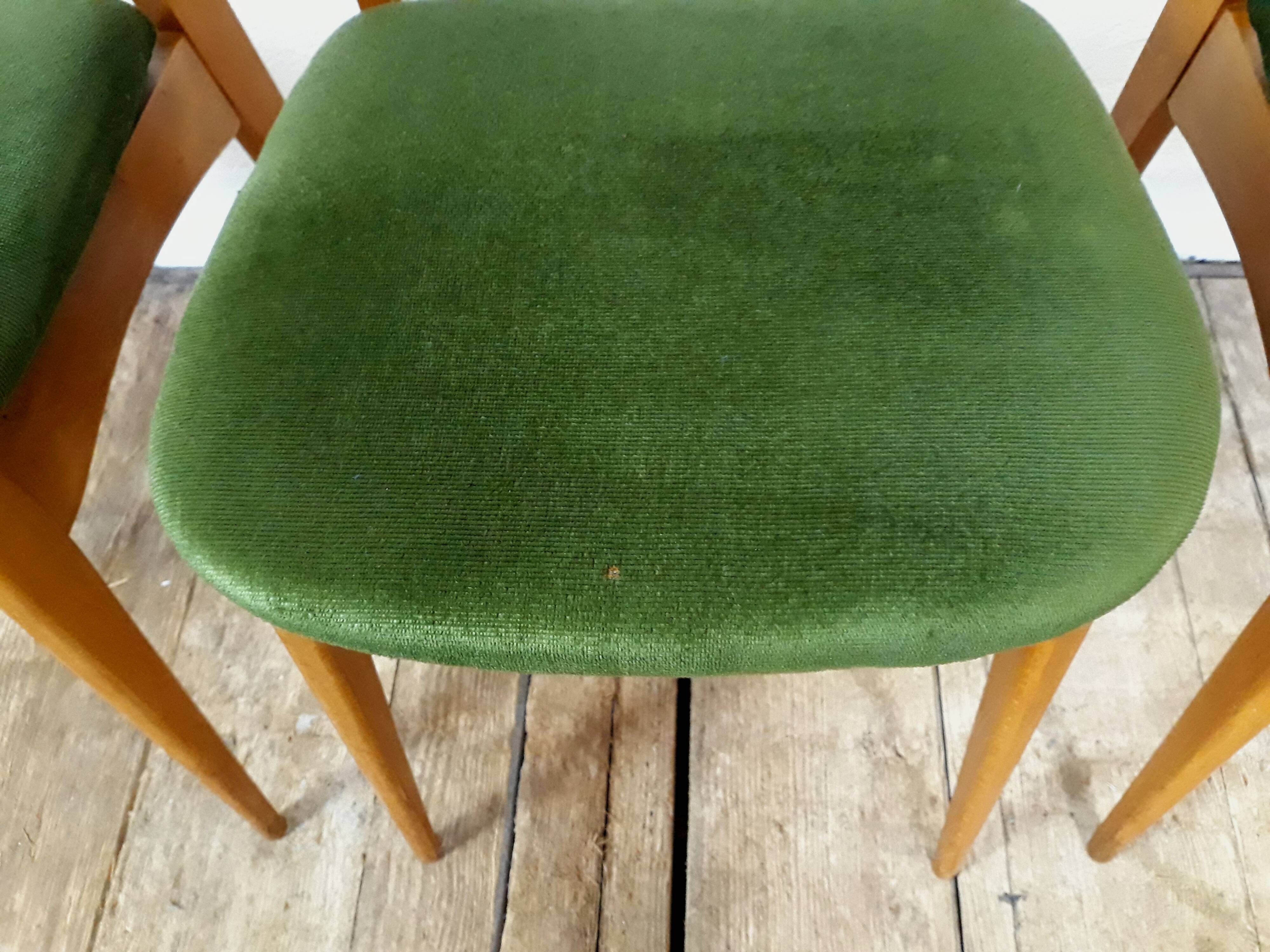 Set de 6 chaises vintage style scandinave