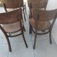 6 chaises bistrot thonet czechoslovakia vintage année 50