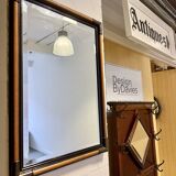 Vintage Bevelled Wall Mirror Campaign Style