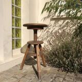 Wooden screw stool