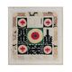 Hand knotted rug, vintage Turkish rug 128x130 cm