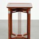 Tall Art Deco design side table with removable top