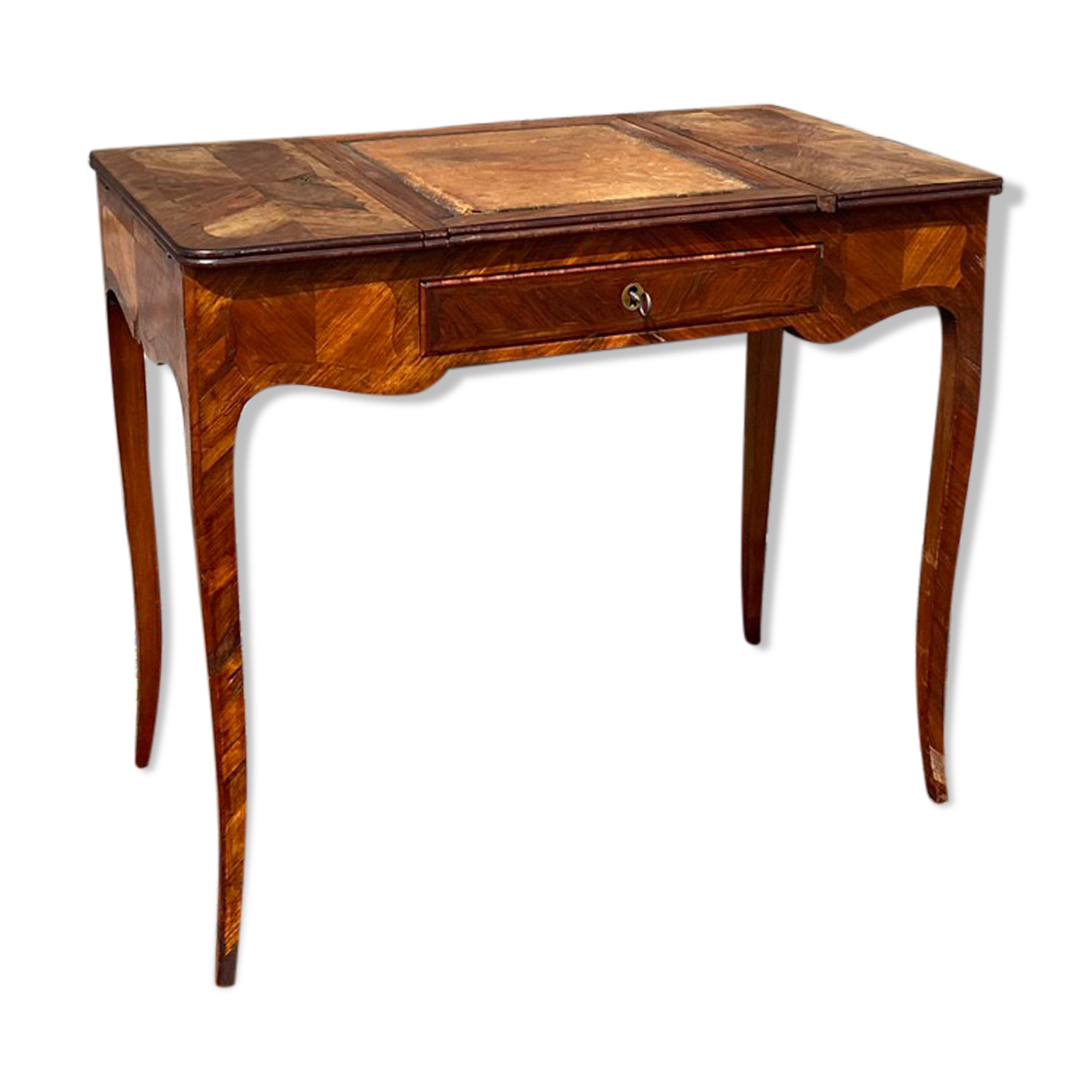Table Liseuse In Marquetry Stamped Louis XV XVIII Century