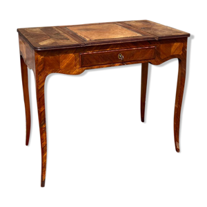 Table liseuse en marqueterie estampillée
